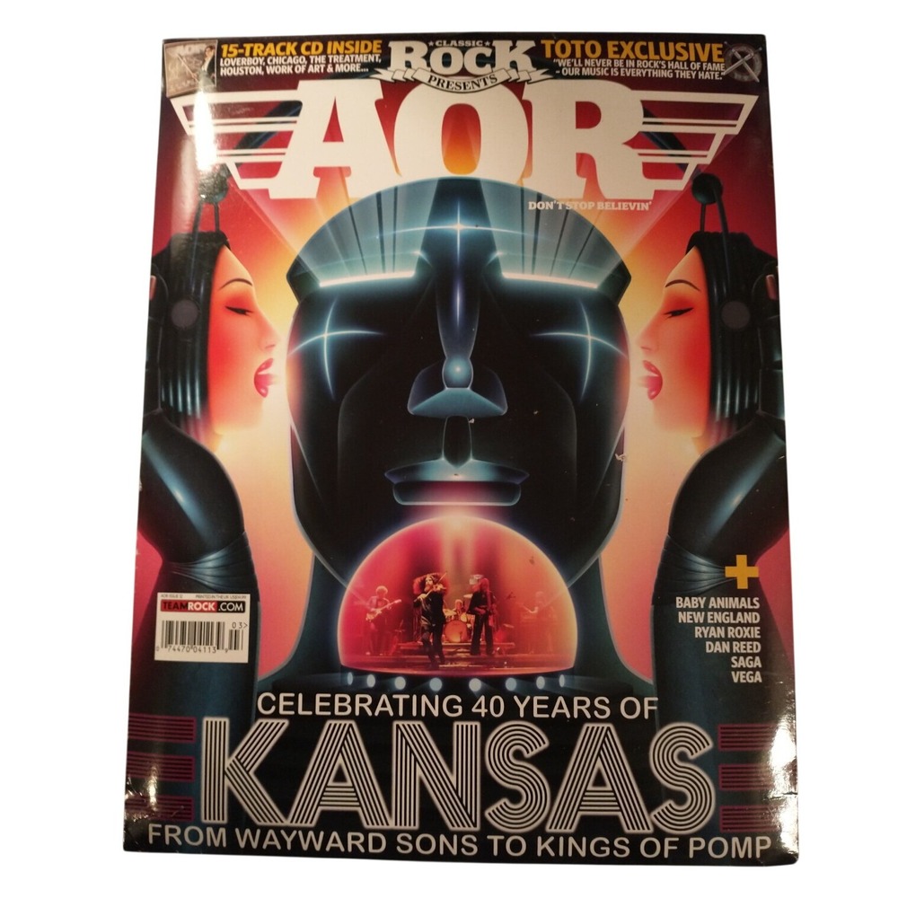 Classic Rock AOR Magazine Sept 2014 Kansas 40th Anniversary Toto Issue 13 UK